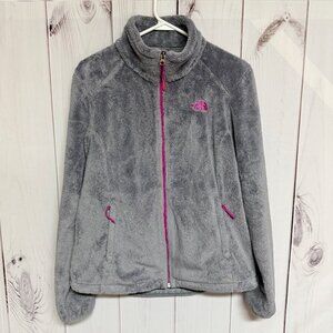The North Face Women’s Osito Jacket Medium Gray Pink EUC